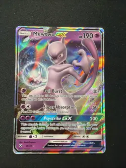 ULTRA RARE Mewtwo GX 39/73 Shining Legends Holo Pokemon TCG NM - Image 1