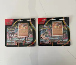 Pokemon TCG ME04 Chaos Rising 3 Pack Booster Blister Charmeleon Promo: Lot of 2 - Image 1
