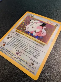 Clefairy Base Set Holo Rare *Shadowless* 5/102 POKEMON Excellent Condition LP - Image 3