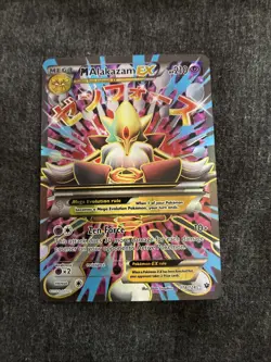 Pokemon TCG Mega Alakazam EX Hp Condition 118/124 Full Art - Image 1