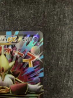 Pokemon TCG Mega Alakazam EX Hp Condition 118/124 Full Art - Image 3