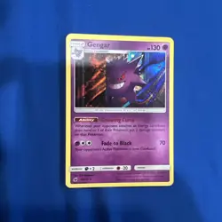 Pokemon Sm-Crimson Invasion Gengar 38/111 Holo Rare English TCG - Image 1