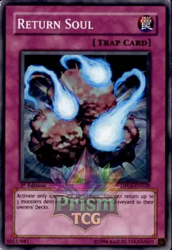 1st Return Soul Super Rare #DP04-EN028 Yugioh LP Super Rare - Image 1