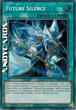 FUTURE SILENCE (Silenzio Futuro) • Segreta • LEDE EN054 • 1Ed • Yugioh ANDYCARDS - Image 1