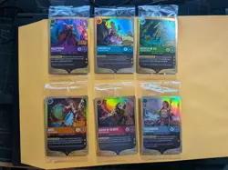 Disney Lorcana Wilds Unknown Prerelease Sealed Promo Set (all 6 cards) - Image 1