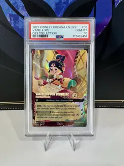 Disney Lorcana Vanellope Sugar Rush Princess 05/D23 Collection PSA 10 GEM MINT - Image 1