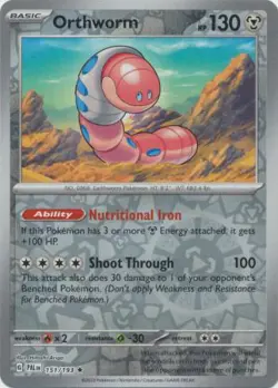 Orthworm 151/193 Reverse Holo | Paldea Evolved | Pokemon Card - Image 1