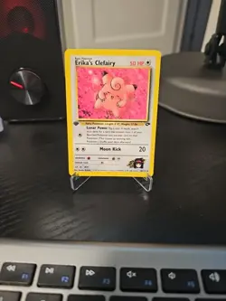 Pokemon Card Erika's Clefairy 40/132 Gym Challenge Set 1st Edition Near Mint - Image 1