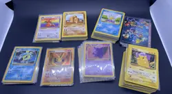 Huge Vintage Pokemon Lot 200+ Cards 20 Holos 100 Rares WOTC Base Jungle Fossil - Image 1