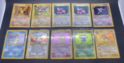 Huge Vintage Pokemon Lot 200+ Cards 20 Holos 100 Rares WOTC Base Jungle Fossil - Image 2