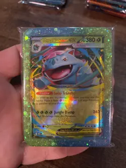 Pokemon Tcg Mega Venusaur Ex Custom Art Real Card Enclosed - Image 1