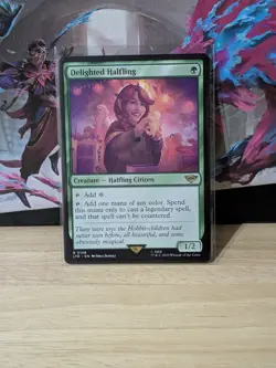 MTG ~ Delighted Halfling ~ LTR ~ NM - Image 1