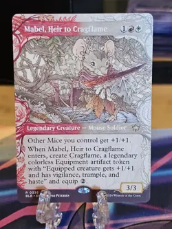Mabel, Heir to Cragflame - Extended Art Showcase BLB NM MTG - Image 1