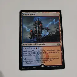 MTG NM: Steam Vents - Guilds of Ravnica (GRN), Land, Regular, English - Image 1
