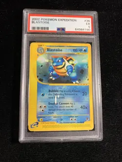 Blastoise 36/165 - 2002 Expedition Set WoTC English Pokemon - PSA 5 EX - Image 1