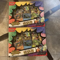 2x✅Pokemon TCG Ascended Heroes First Partner Deluxe Pin Collection Box Sealed - Image 1
