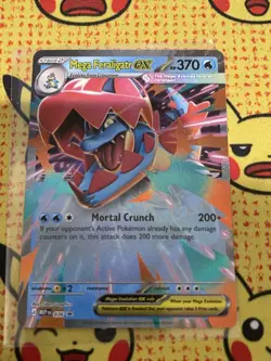 Pokemon TCG Mega Feraligatr ex 036 Mega Evolutions Promo Promo Holo 1 - Image 1