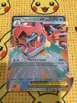 Pokemon TCG Mega Feraligatr ex 036 Mega Evolutions Promo Promo Holo 2 - Image 1