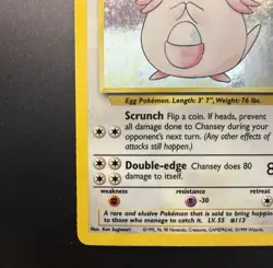 Pokemon TCG Base Set Chansey Holo #003/102 LP Lightly Played - Image 5