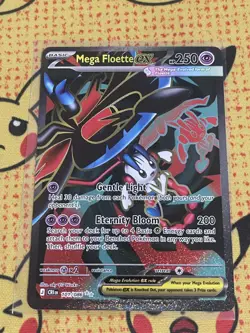 Mega Floette ex 101/086 Ultra Rare ME04: Chaos Rising Pokemon Near Mint - Image 1