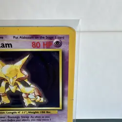 Pokemon Alakazam 001/102 Base Set Holo - Vintage 1999 WOTC - Image 4