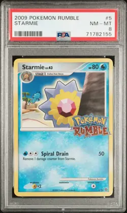 2009 POKEMON RUMBLE #5 STARMIE PSA 8 - Image 1