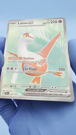 Latias ex 220/191 Holo - Ultra Rare - Pokemon Surging Sparks - NM - See Video - Image 2