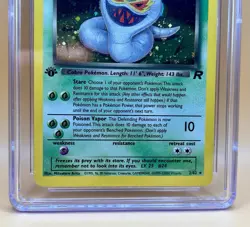 Dark Arbok 2/82 – Team Rocket 1st Edition (Holo) CGC 8.5 – WOTC 2000 Pokemon TCG - Image 3