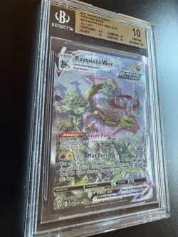 Rayquaza VMAX 218/203 Evolving Skies Alt Art Holo Secret Rare BGS 10 - Image 3