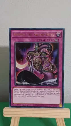 2025 Yugioh Apophis The Swamp Deity MP25-EN292 Ultra Rare Trap Card 1st Edition - Image 1