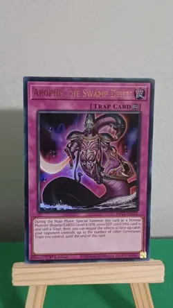 2025 Yugioh Apophis The Swamp Deity MP25-EN292 Ultra Rare Trap Card 1st Edition - Image 2