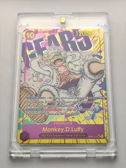 One Piece Monkey D. Luffy OP05-119 SEC Alternative Art Gear 5 ENG NM/Mint - Image 1