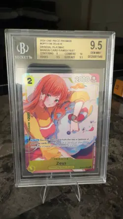 2024 One Piece BCG Fest Zeus Promo Playmat #OP11-106 BGS 9.5 - Image 1