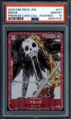 Brook - ST01-011 - PSA 10 - Film Red Collection - Promo - One Piece - 87535 - Image 1