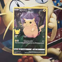 Pikachu Full Art From Celebrations 005/025. Near Mint Card. - Image 1