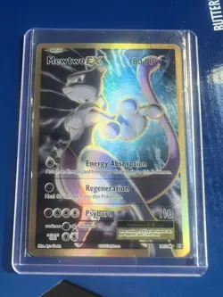 Pokemon TCG Mewtwo EX 103/108 Ultra Rare Holo Card Evolutions XY LP - Image 1