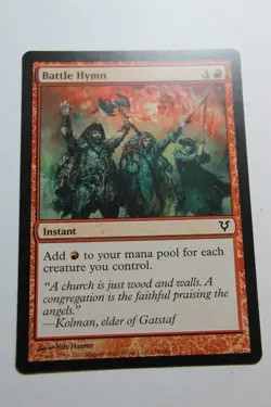MTG Battle Hymn x1- -Avacyn Restored-Lightly Played - Image 1