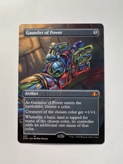 Gauntlet of Power - BORDERLESS - MTG Dominaria Remastered - NM - Image 1