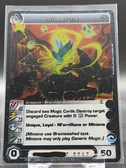 Chaotic Card : Milla'iin Beyond The Doors First Edition Rare creature Dmg - Image 1