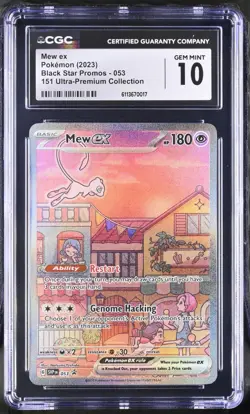 CGC 10 Mew ex #053 151 Ultra Premium Collection Promo Pokemon - Image 1