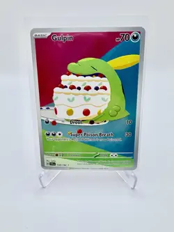 Pokemon TCG Gulpin Sv07: Stellar Crown 154/142 Holo Eng 2024 70HP - Image 1
