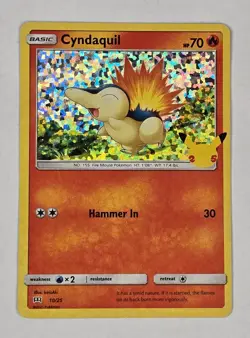 Cyndaquil 010/025 McDonald's 25th Anniversary Promos Holo LP Pokemon Ships FAST - Image 1