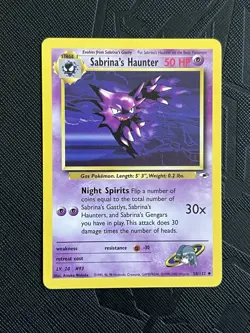 Pokemon TCG Sabrina’s Haunter 58/132 + No.093 Gym Heroes/Challenge (Eng/Jp) - NM - Image 2