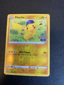 Pokemon TCG - Pikachu 028/078 Reverse Holo - Pokemon Go - Image 1