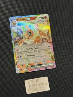 Pokemon Prismatic Evolutions - Flareon Ex - 014/131 - Full Art Rare - M/NM - Image 3