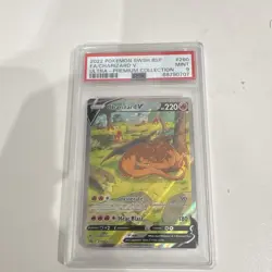 Pokemon Charizard V SWSH260 2022 SWSH Promo Holo Full Art PSA 9 - Image 1