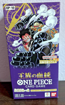 ONE PIECE Card Game Royal Blood Japanese OP-10 Booster Box OP10 SEALED - Image 1