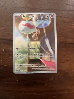 Pokemon TCG Chimecho Holo Card 179/167 Twilight Masquerade Series - Image 1
