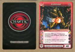 CHAOTIC 2007 KUGHAR, Creature UnderWorld Taskmaster 1st. Edition CARD # 41-232 - Image 1