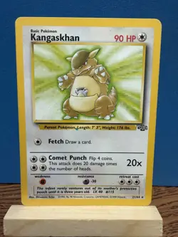 Pokemon TCG Kangaskhan 21/64 Jungle Non-Holo Rare WOTC Vintage Card - Image 1